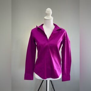 CLEARANCE! Purple Chico’s Button Down Size 4 EUC